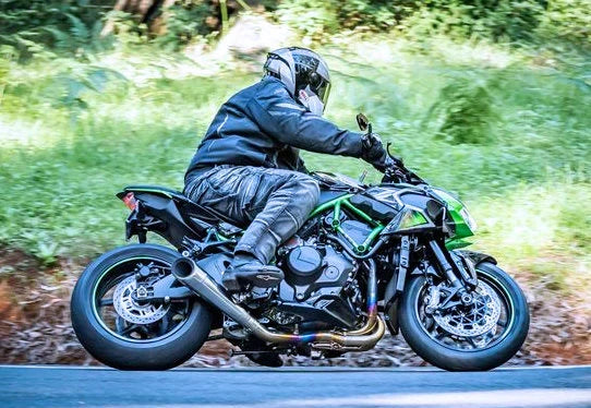 Vandemon Polished Titanium Exhaust System Ninja ZH2 2020-25 KAWAZH2TIEXHSYSPOLB VA-10