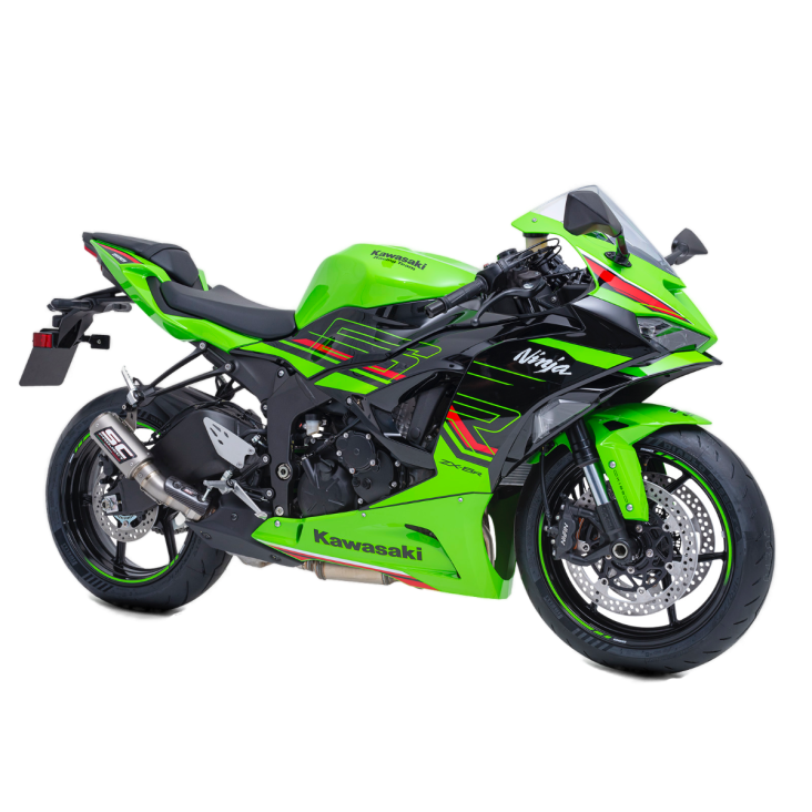 IN STOCK SC-Project slip on Titanium Ninja ZX-6R 636 / 2013-2025 K35-T36T