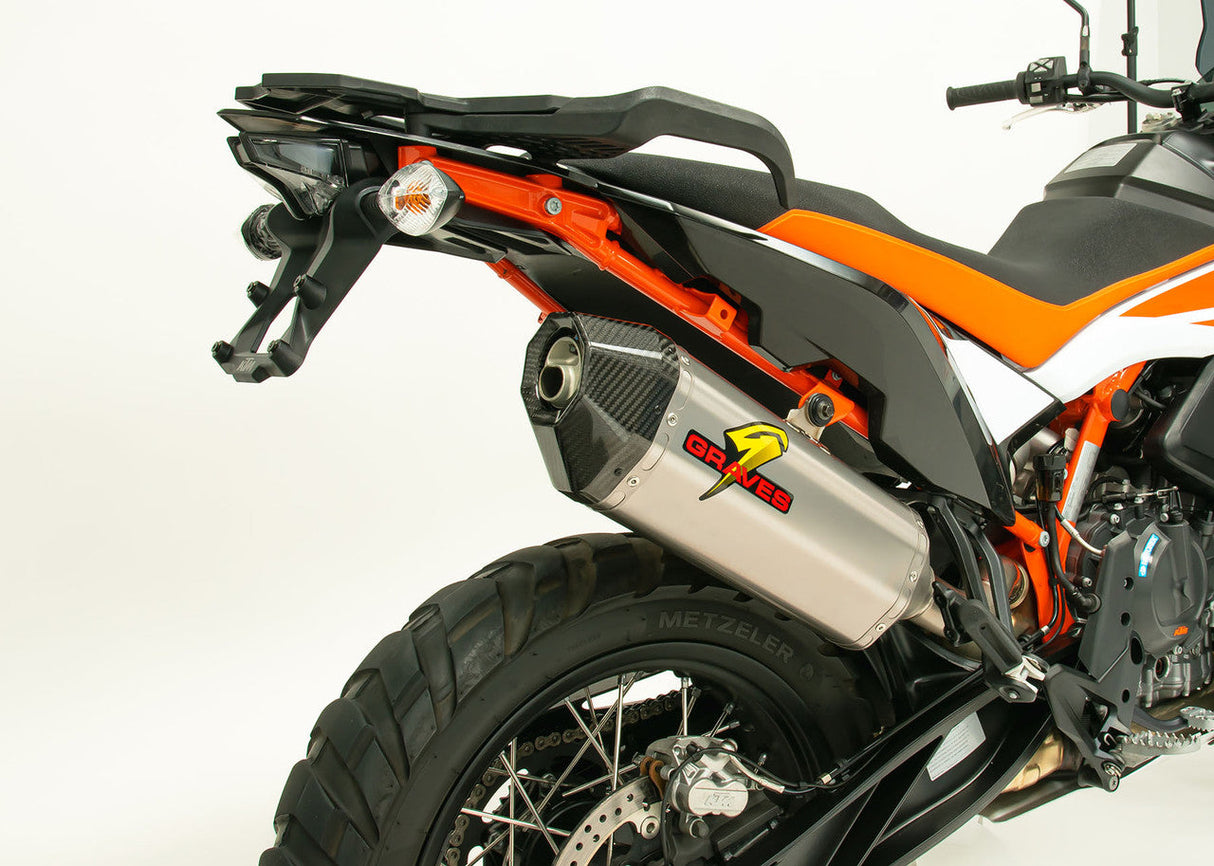 Graves Dualsport Titanium Exhaust Ktm 790 / Ktm 890 / Husqvarna Norden 901 Exk-19790-Sot