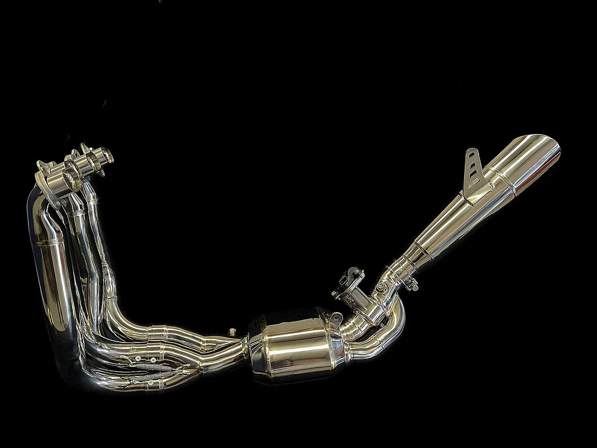 Vandemon H2 H2R Bimodal Stealth Titanium Exhaust System H2 H2R 2015-2024 KAWAH2TICSPOLEXHWVR VA-49