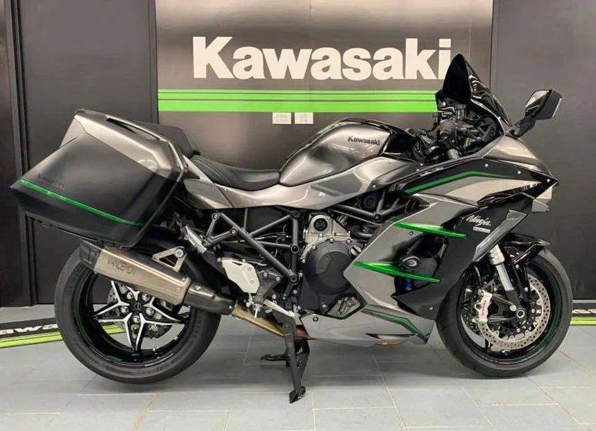 Vandemon Titanium Slip-On Muffler Kawasaki H2 SE SX 2018-25 KAWAH2SESXTITBRMUF6 VA-148