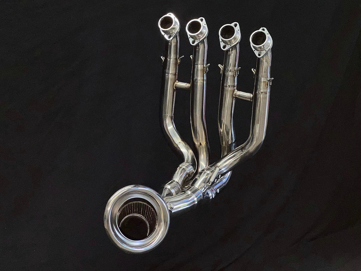 Vandemon Polished Titanium Exhaust System Ninja ZH2 2020-25 KAWAZH2TIEXHSYSPOLB VA-10