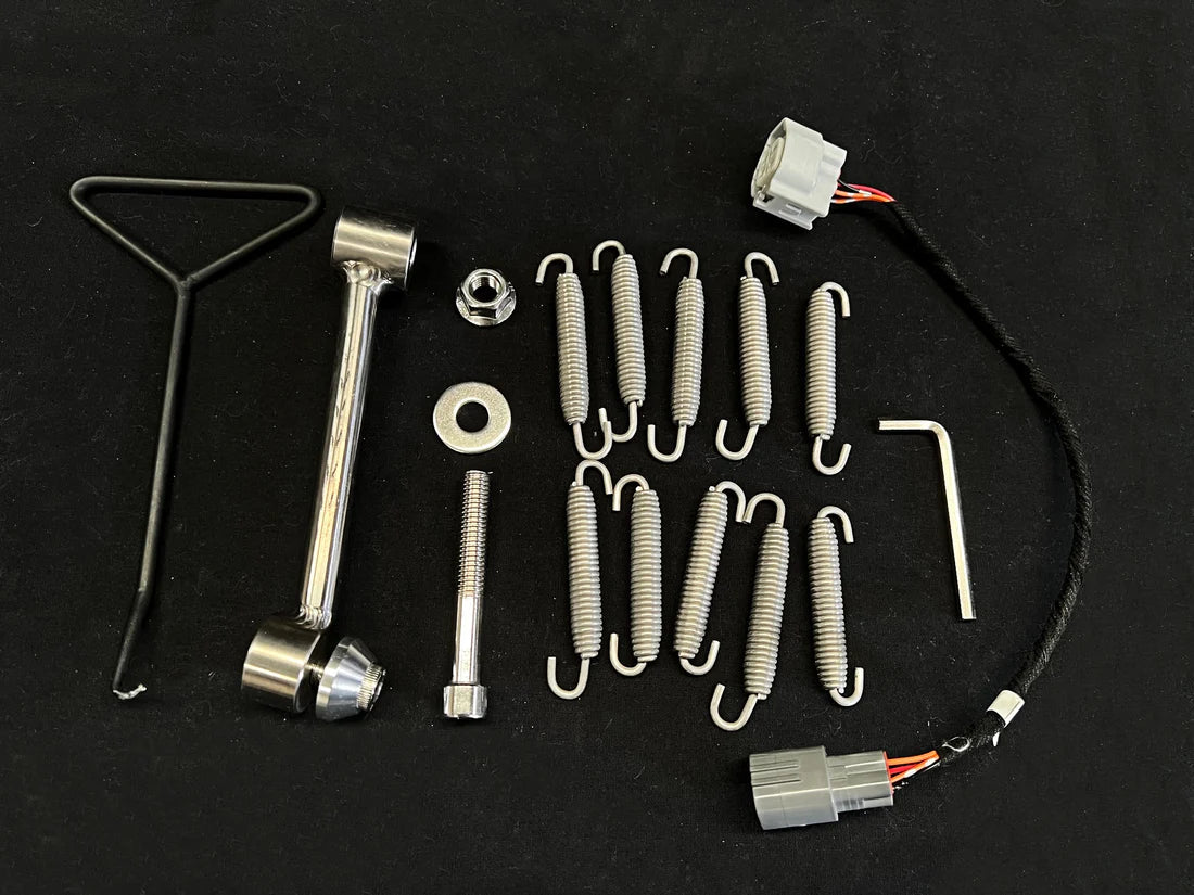 Vandemon Polished Titanium Exhaust System Ninja ZH2 2020-25 KAWAZH2TIEXHSYSPOLB VA-10