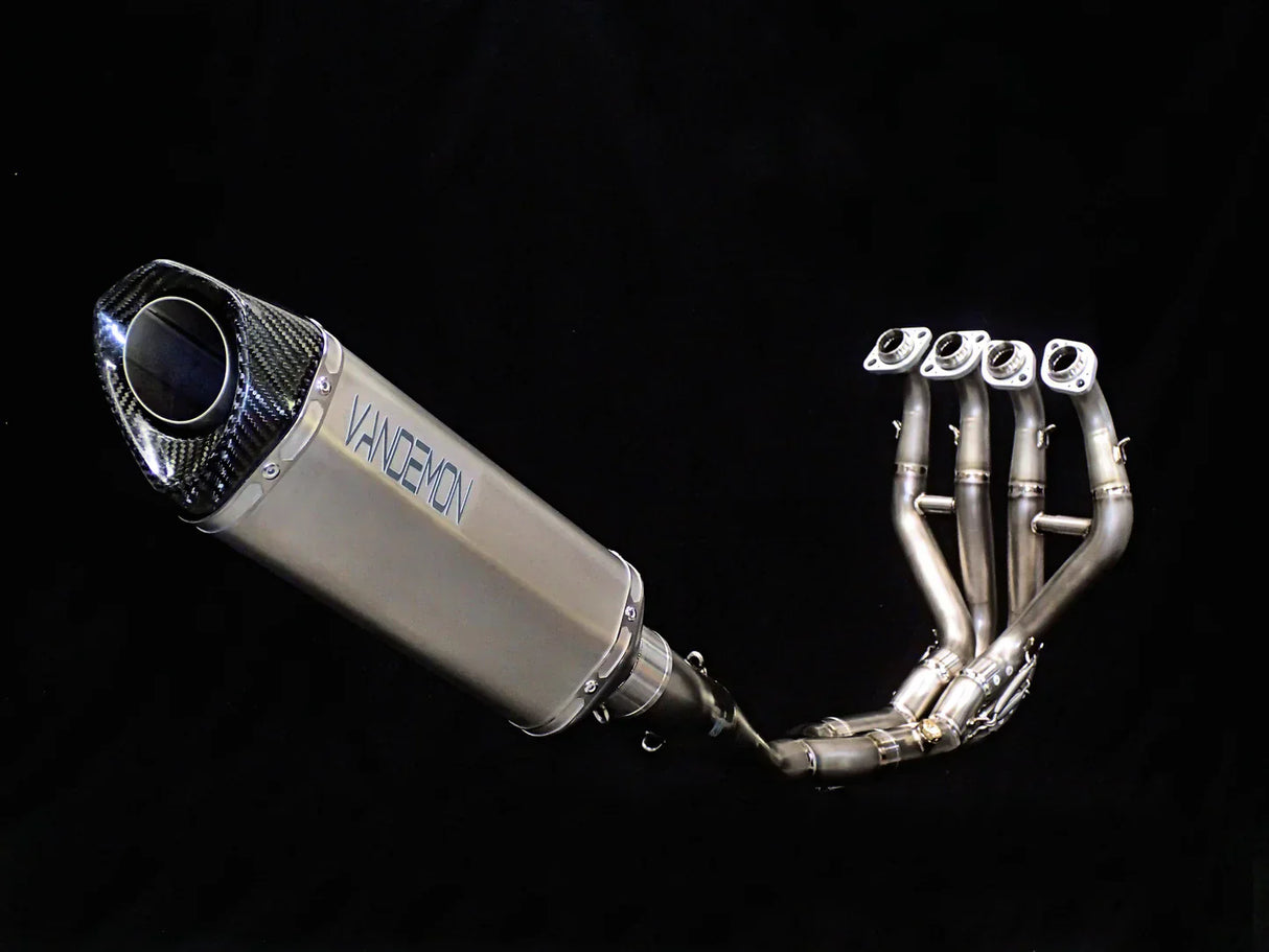 Vandemon Full Titanium Exhaust ZX6R 600 & 636 2009-2024 KAWAZX6RTITANEXHCFA VA-47
