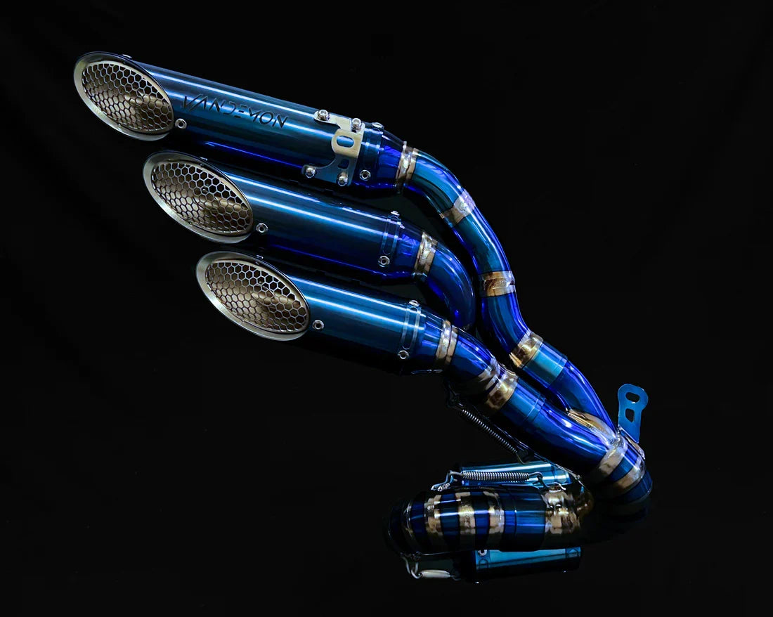 VANDEMON MV AGUSTA Brutale, Dragster, F3, Turismo Veloce, Superveloce 800 Titanium Heat Treated Slip-On AGUSTAMV8DRGRTIMUFFB VA-138
