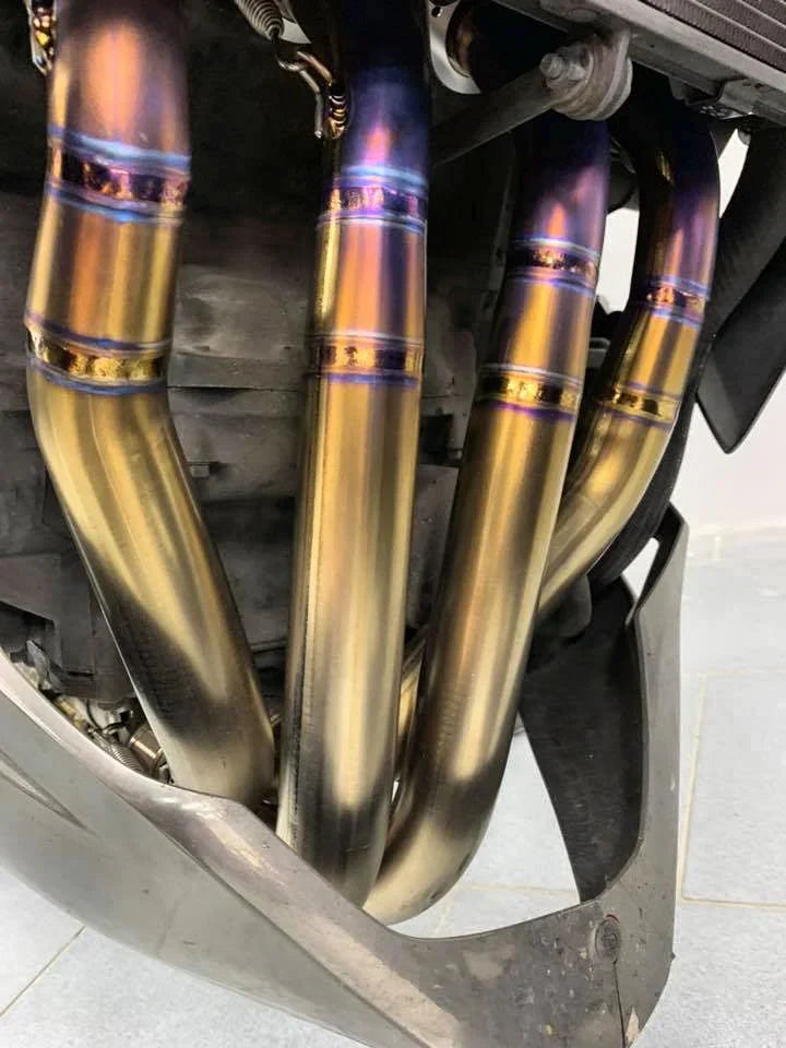 Vandemon Kawasaki Z1000 & SX Vandemon Titanium Exhaust Single Titanium Muffler KAWAZ10TIEXHSYSB VA-53