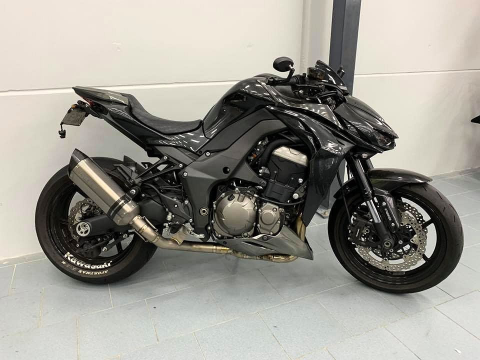 Vandemon Z1000 & SX Titanium Exhaust Single Titanium Muffler KAWAZ10EXTITISA VA-85