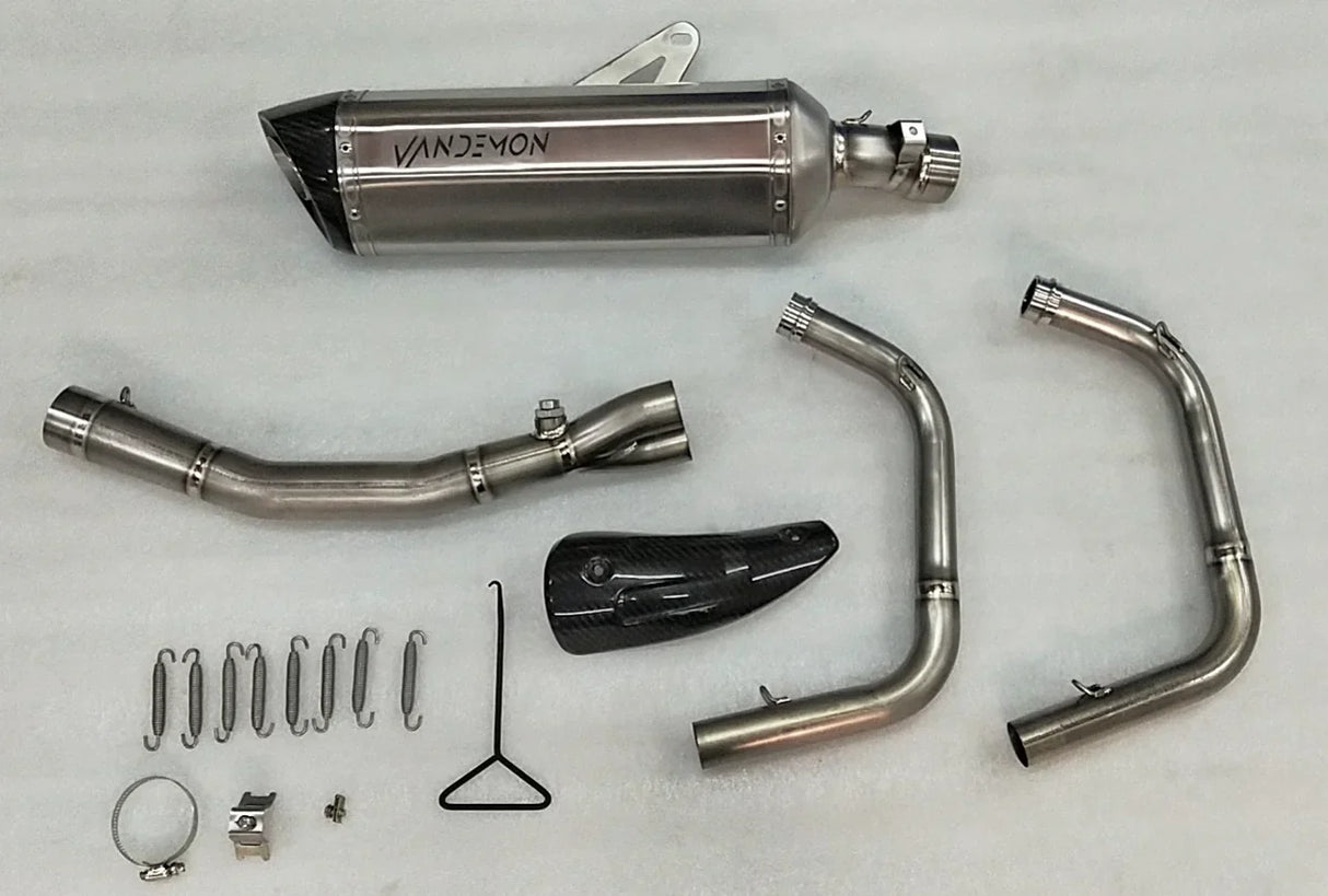 Vandemon Kawasaki Z400, Ninja 400, Ninja 500, Z500 Vandemon Titanium Exhaust System 2006-2026 KAWANJA400TIEXHA VA-75