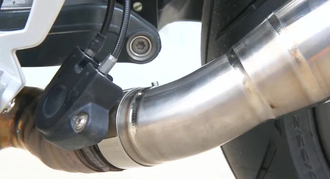 Vandemon BMW R NINET Titanium Exhaust System with Brushed Headers 2014-2023 BMWRNINETTIEXHBRB VA-22