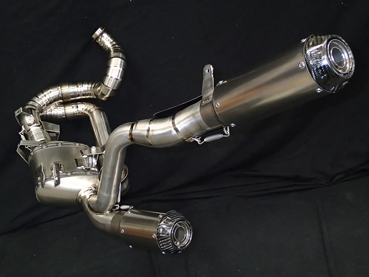 Vandemon KTM Superduke 1290/1390R/RR Twin Shot Titanium Exhaust System KTM129SDTIEXHPB VA-63