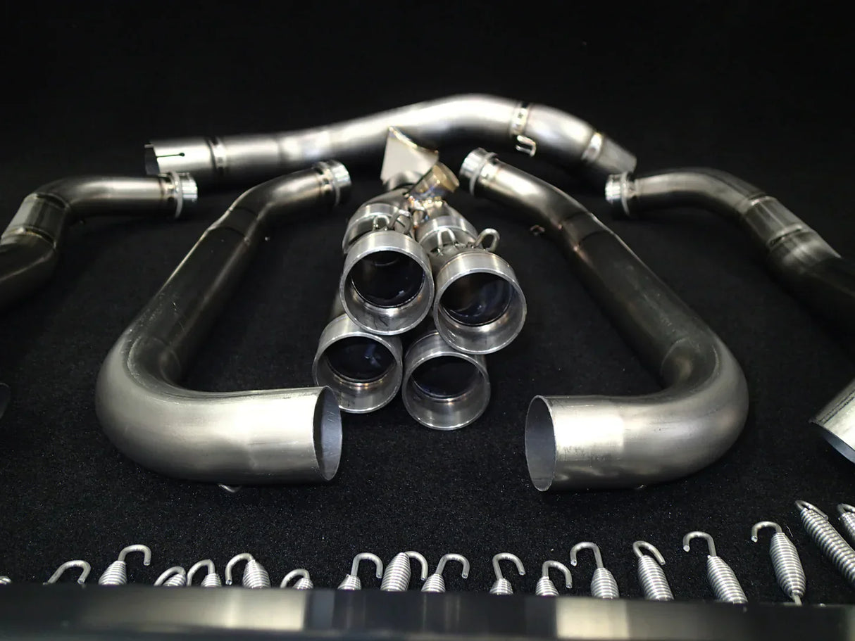 Vandemon Z1000 & SX Titanium Exhaust Single Titanium Muffler KAWAZ10EXTITISA VA-85