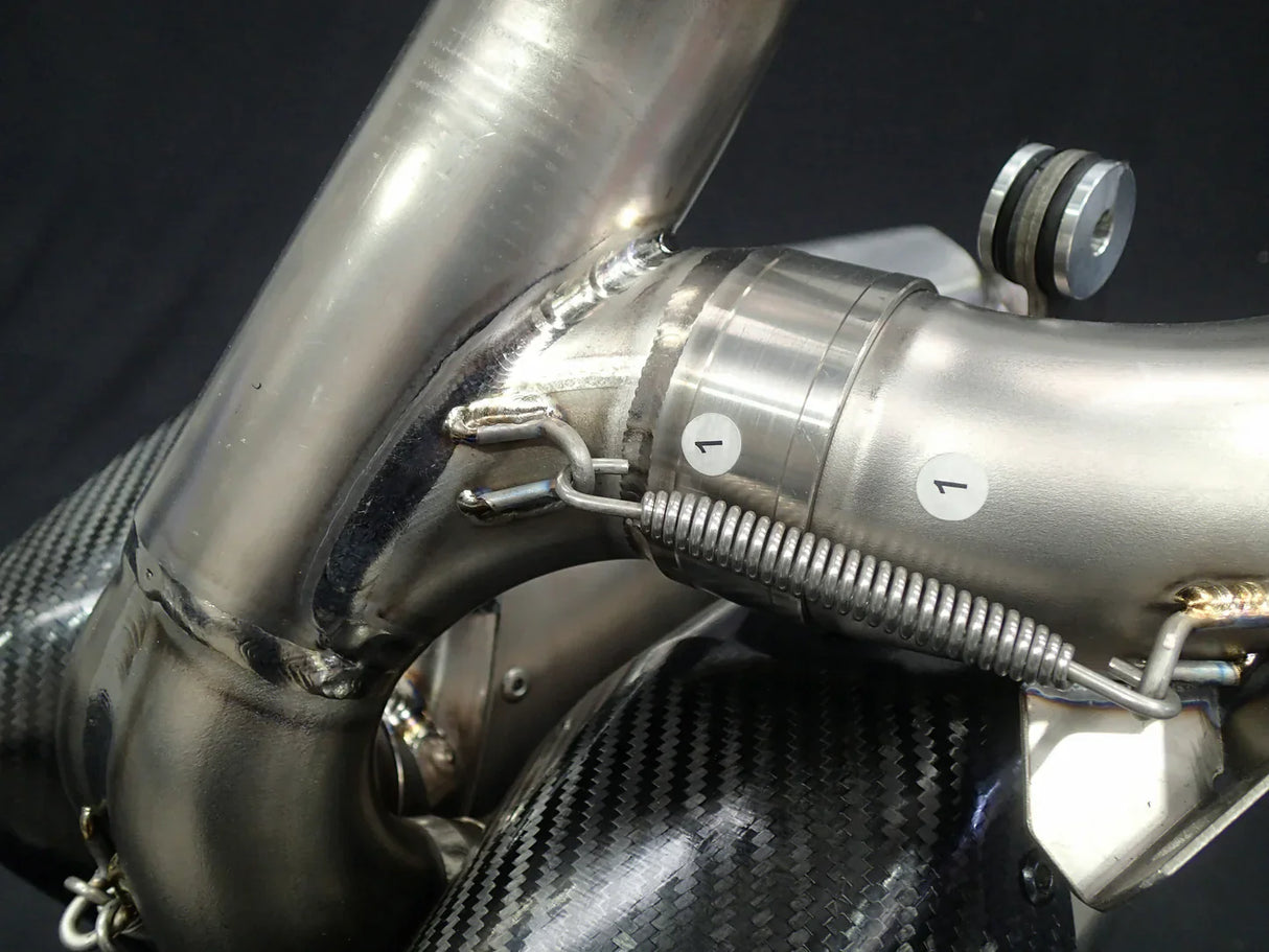 Vandemon Ducati Panigale 899,959,1199,1299 Titanium Belly Exhaust System 2011-18 DUC129TIEXBELA VA-122