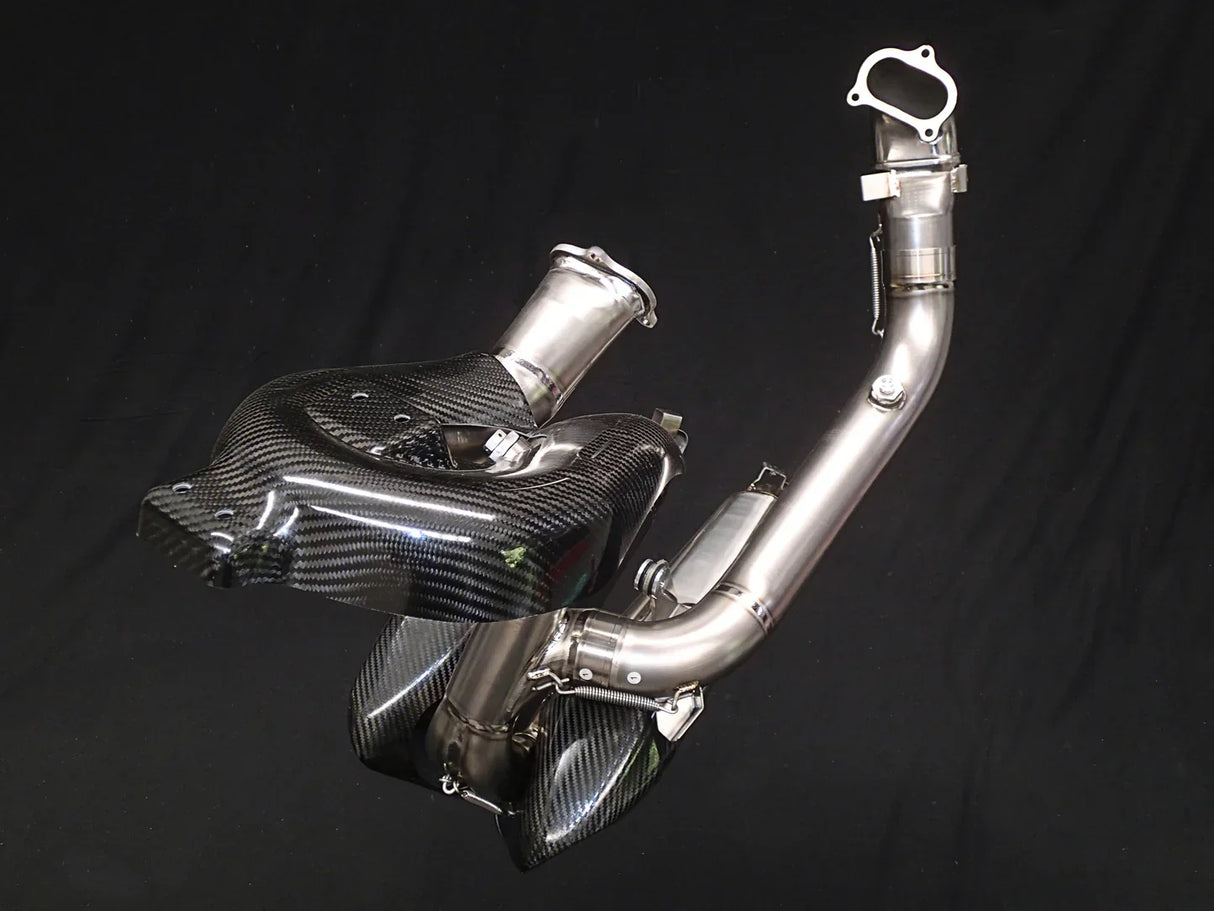 Vandemon Ducati Panigale 899,959,1199,1299 Titanium Belly Exhaust System 2011-18 DUC129TIEXBELA VA-122