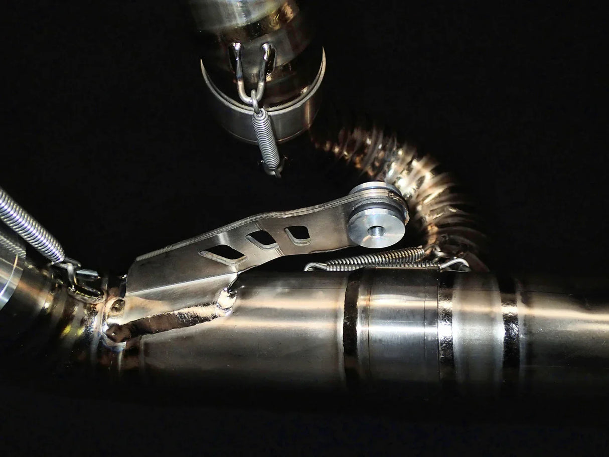 Vandemon Ducati Panigale 1199, 1199S, 1299S, 1299 SP & R 2011-18 Titanium High Mount Exhaust System DUC129TIEXHMESA VA-36