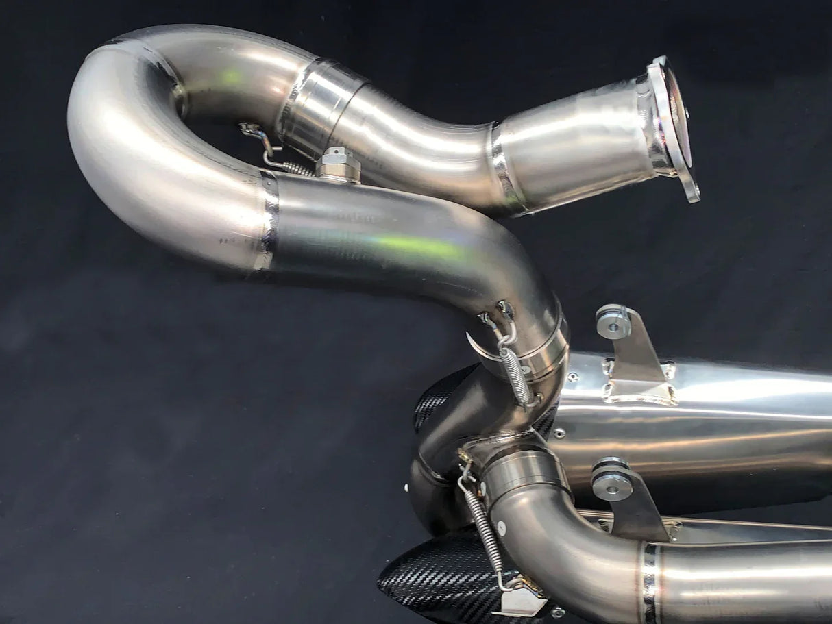 Vandemon Ducati Panigale 899,959,1199,1299 Titanium Belly Exhaust System 2011-18 DUC129TIEXBELA VA-122