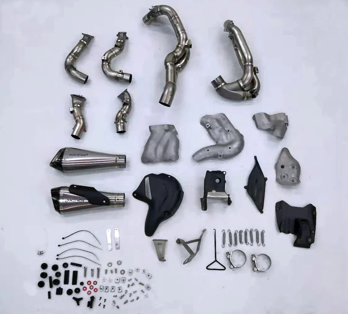 Vandemon Ducati V4 Panigale & Streetfighter Full Titanium Exhaust system 2020-2022 DUCV4TIEXHSYSNB VA-45