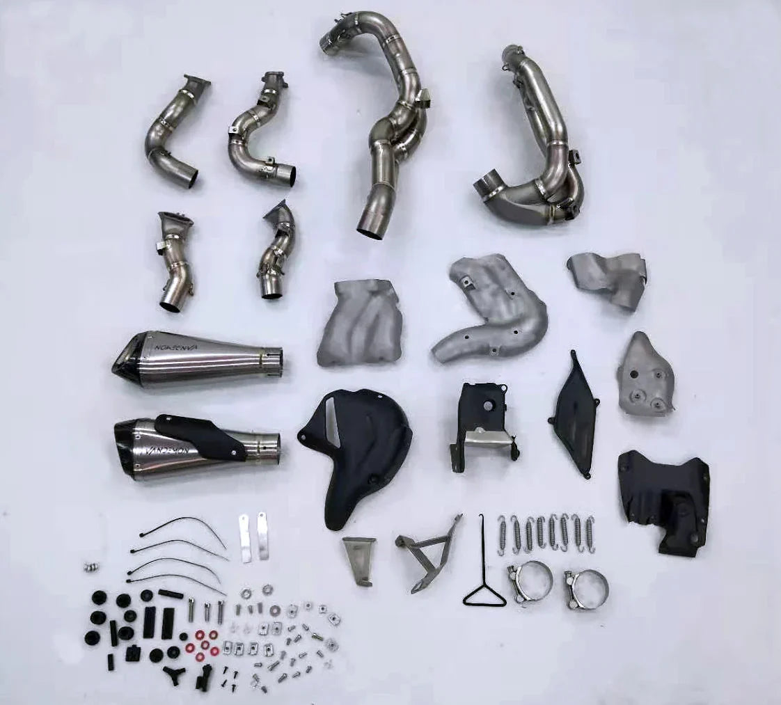 Vandemon Ducati V4 / V4R Panigale & Streetfighter Full Titanium Exhaust system 2023-2024 SKU: DUCV4TIEXHSYSNC VA-44