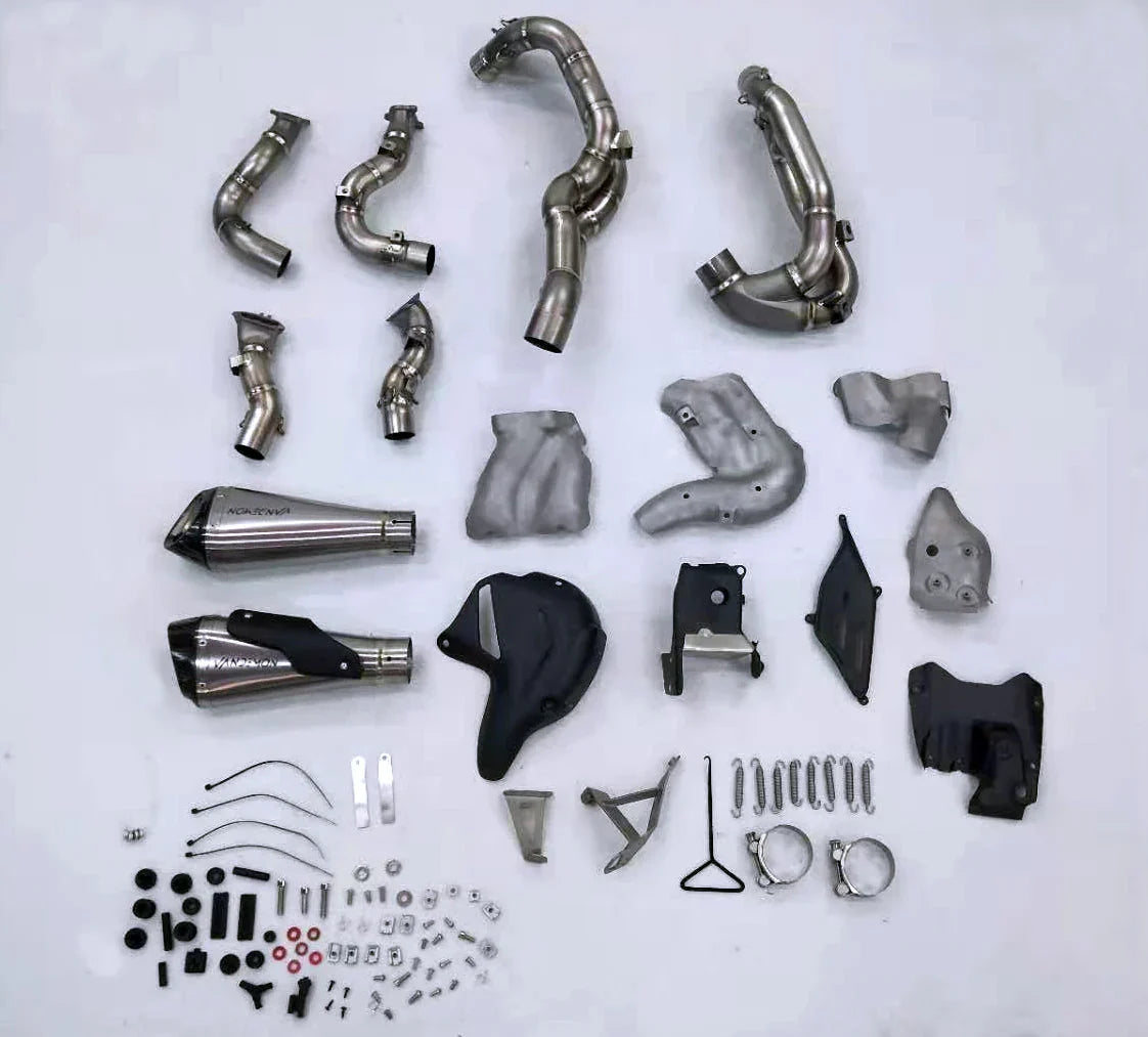 Vandemon Ducati V4 Panigale & Streetfighter Full Titanium Exhaust system 2020-2022 DUCV4TIEXHSYSNB VA-45
