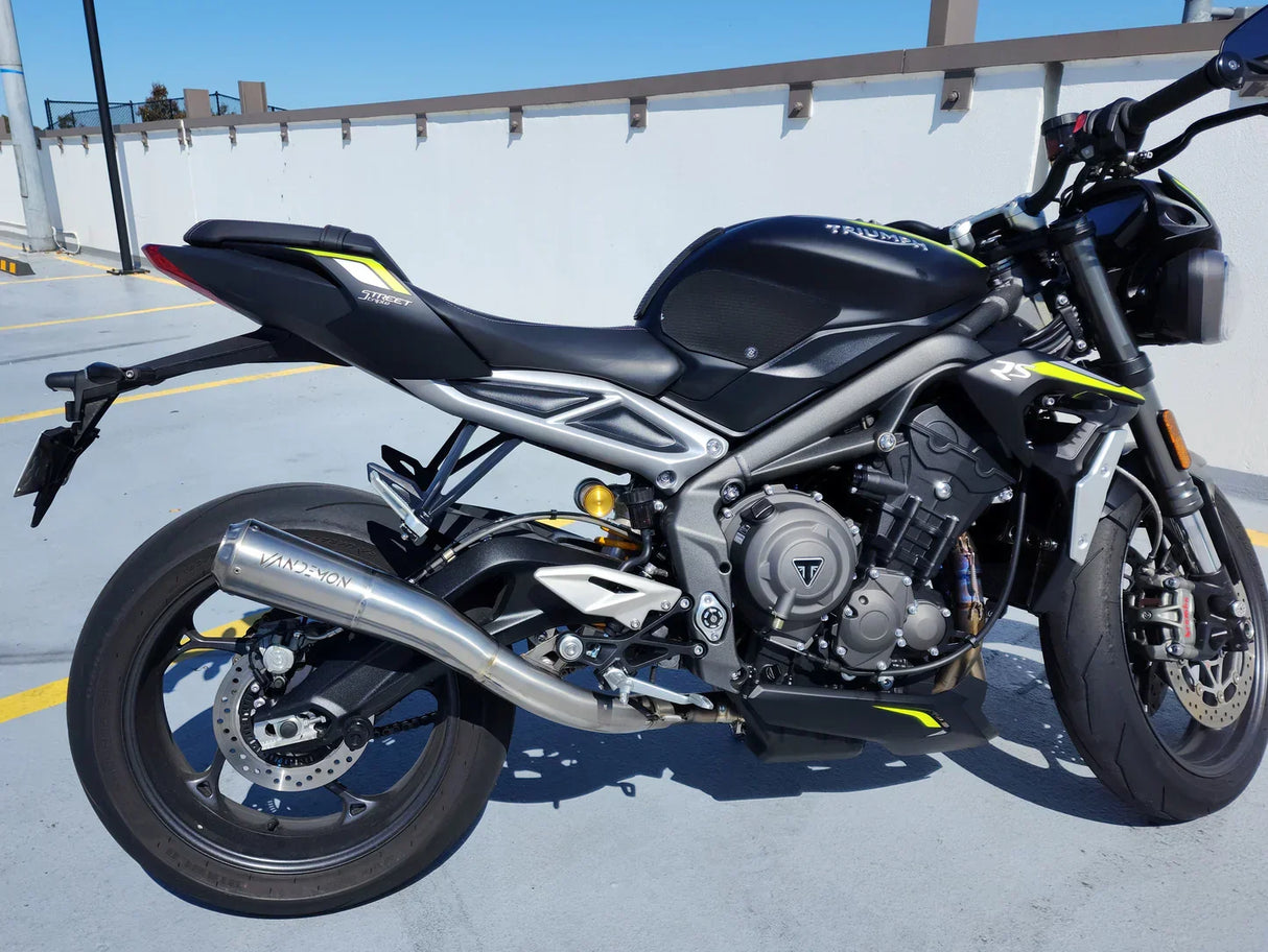 Vandemon Triumph 765 S/R/RS Street Triple Vandemon Full Titanium Exhaust 2018-2022 TRIUM765STTIEXA VA-150