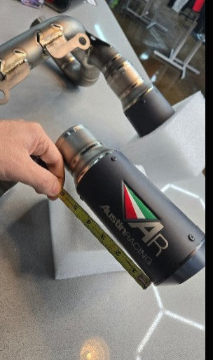IN STOCK Austin Racing 2025 DUCATI PANIGALE V2 RACE DE-CAT PIPE ONLY AUR85