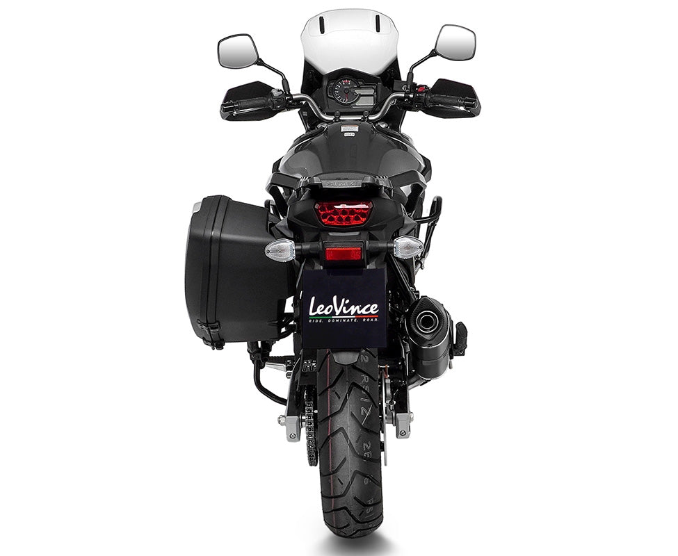 LEOVINCE LV One EVO Slip-On Muffler - Black Edition V-Strom 650 2017-2023 14377EB 1811-4378