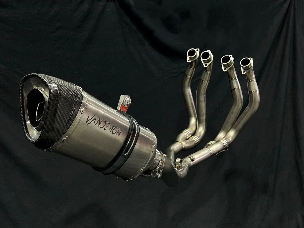Vandemon Suzuki Hayabusa GEN III GSX1300R Full Titanium Exhaust System 2021-2024 SUZHYABUSA13TIEXA VA-72