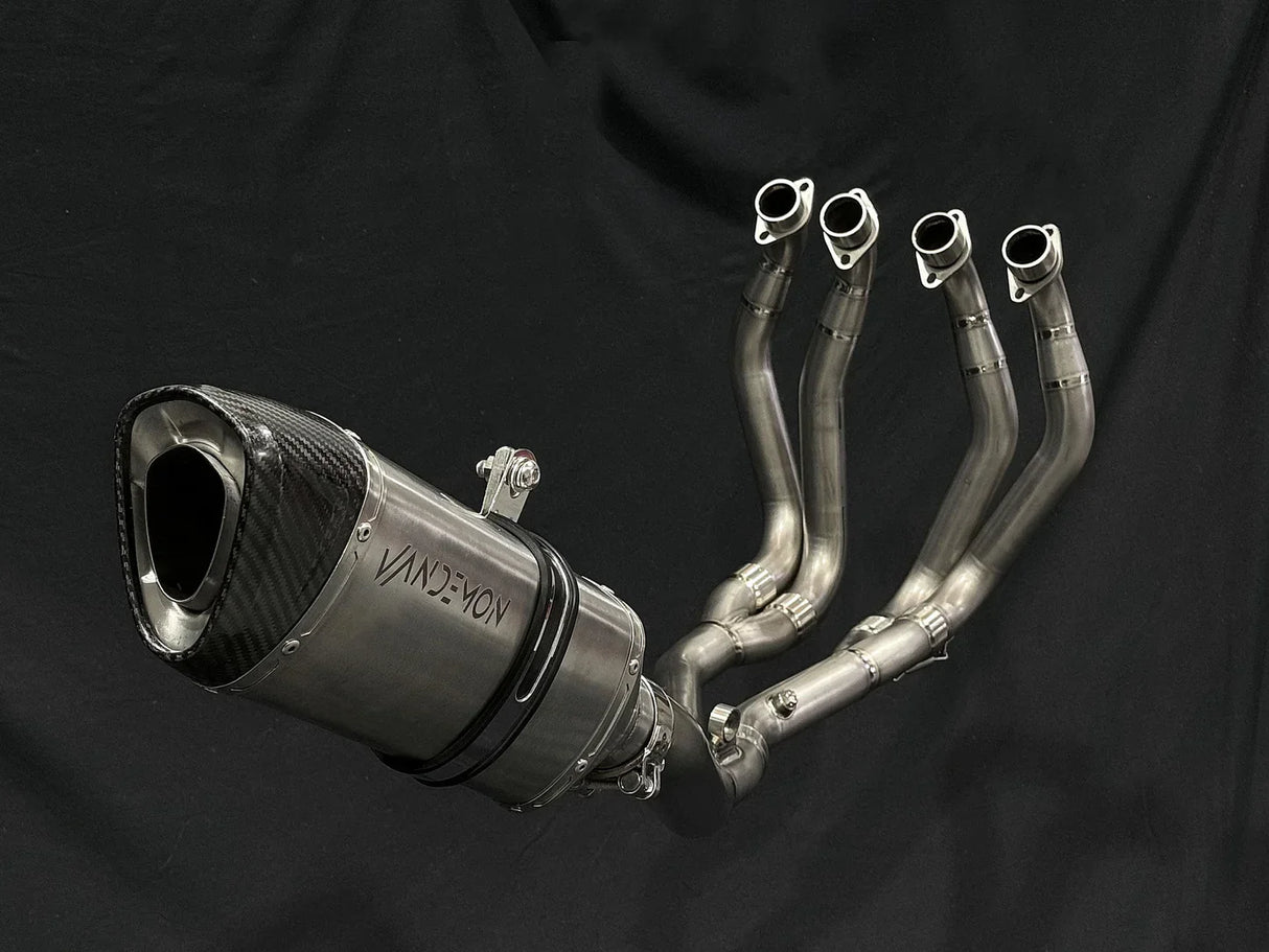 Vandemon Suzuki Hayabusa GEN III GSX1300R Full Titanium Exhaust System 2021-2024 SUZHYABUSA13TIEXA VA-72