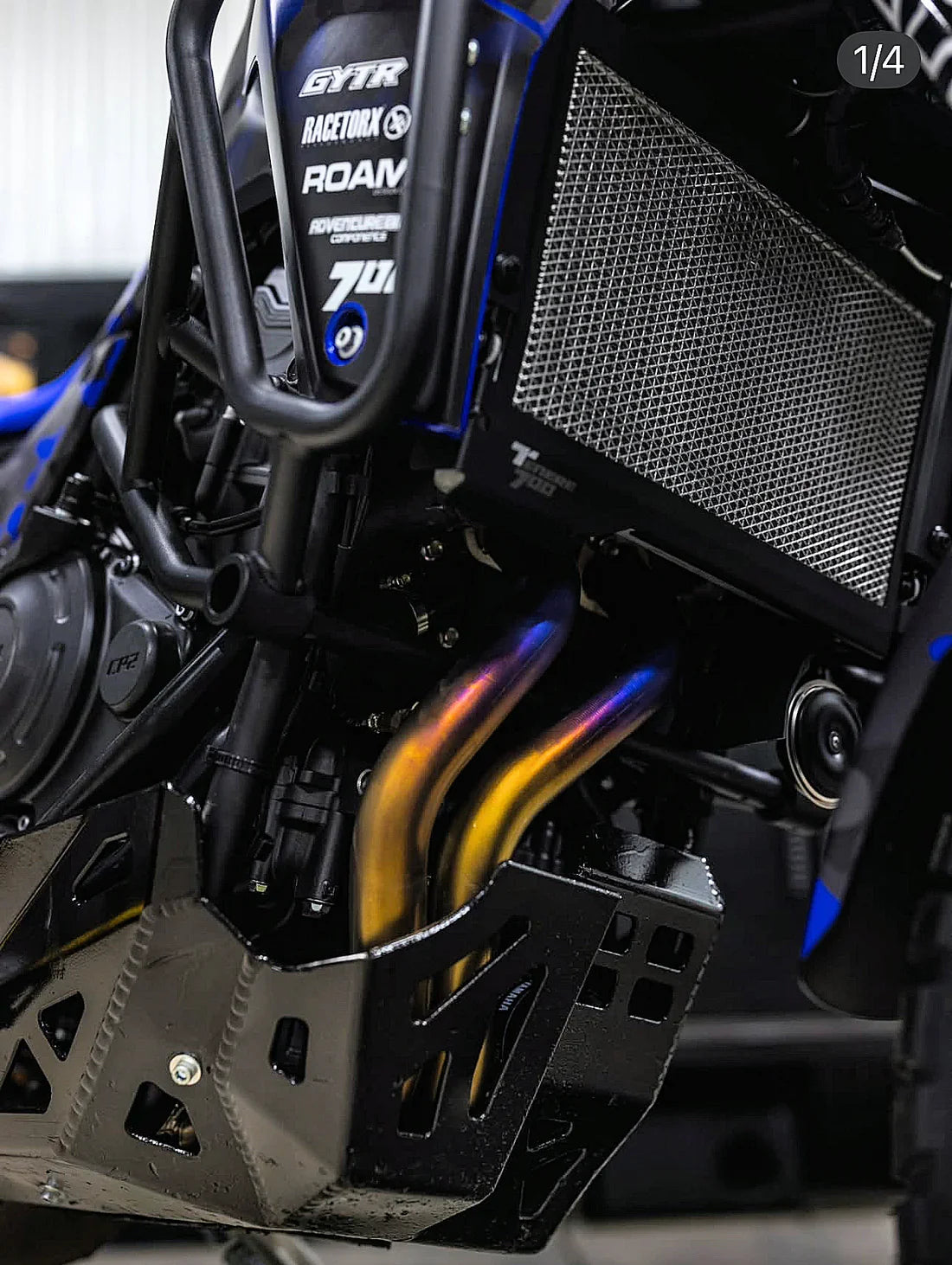Vandemon T7 Yamaha Tenere 700 Adventure Full Titanium Exhaust System YAMATENR7TIEXHBRC VA-74