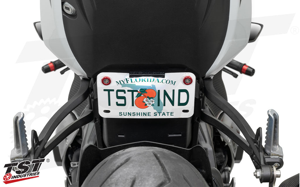 TST Low-Mount Fender Eliminator Bracket for Kawasaki ZX-6R 2019-2025 LMHW-BK=1 BRKT-29=1
