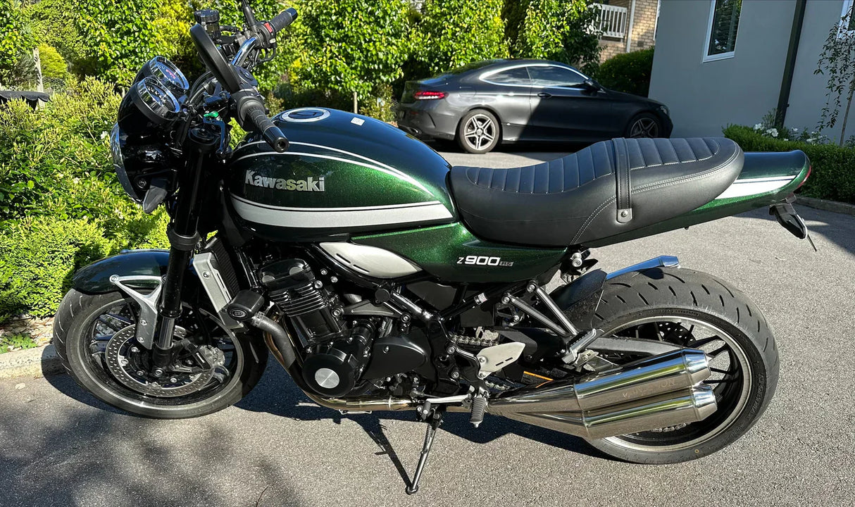 Vandemon Retro Stainless Steel Exhaust System Z900RS Cafe Racer 2018-24 KAWAZ900RS424SSEXHA VA-66