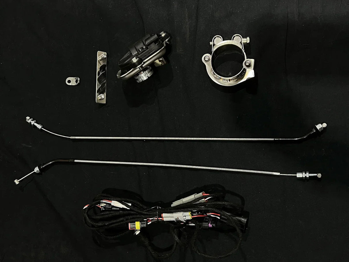 Vandemon Ducati V2 Panigale & Bayliss Edition Titanium Stealth Slip-On Bimodal Muffler DUCV2TIEXLINKWVA VA-43