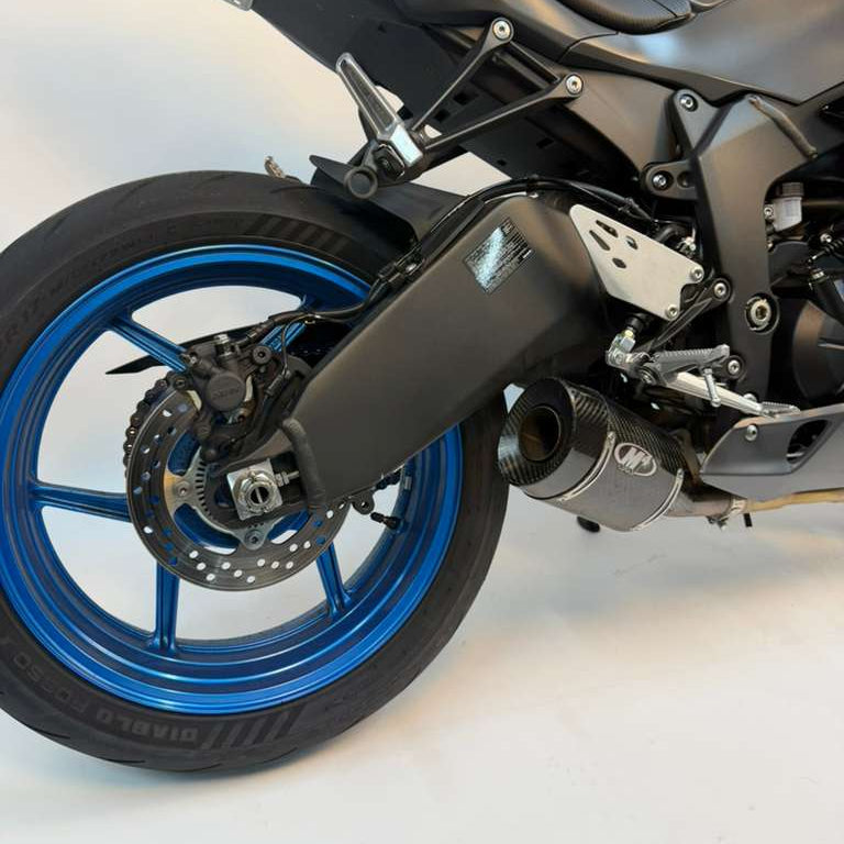 IN STOCK M4 ZX6R 2009-2025 2026 Carbon Fiber Street Slayer Slip On KA6914