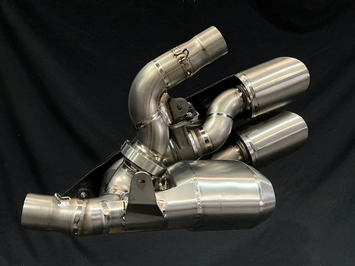Vandemon Ducati X Diavel & Diavel S 1260 2016 -2022 Bimodal Stealth Titanium Slip-On DUCDVLTITANEXHWVA VA-46