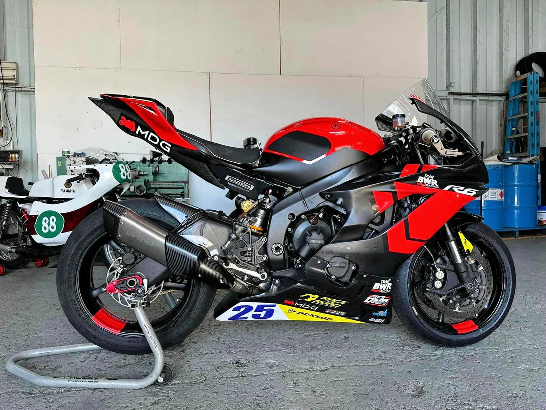 Vandemon Yamaha YZF-R6 Vandemon Full Titanium Exhaust 2008-2024 YAMAR6TIEXHSYSA VA-84