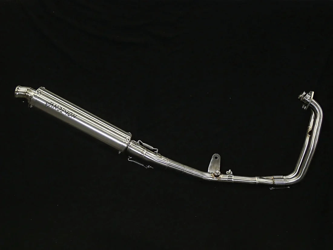 Vandemon Yamaha YZF-R3 MT-03 YZF-R25 Vandemon Stainless Steel Headers, Titanium Muffler YAMAR300EXHSSBRA VA-83