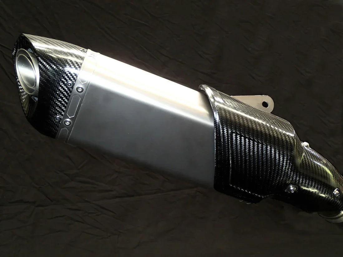 Vandemon Yamaha YZF-R1 & YZF-R1M Vandemon Titanium Exhaust System 2015-25 YAMAR115EXHTICFA VA-82