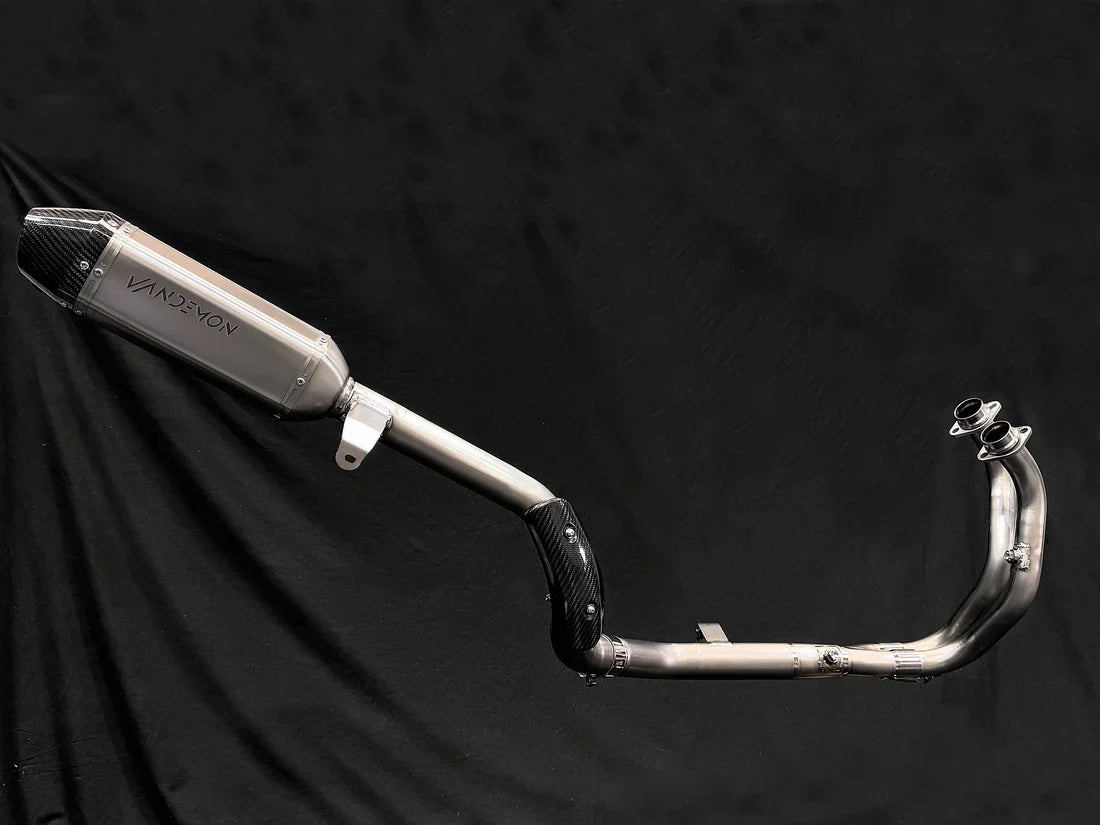 Vandemon Yamaha T7 Tenere 700 Adventure Full Titanium Exhaust System 2019-2026 YAMATENR7TIEXHBRC VA-74