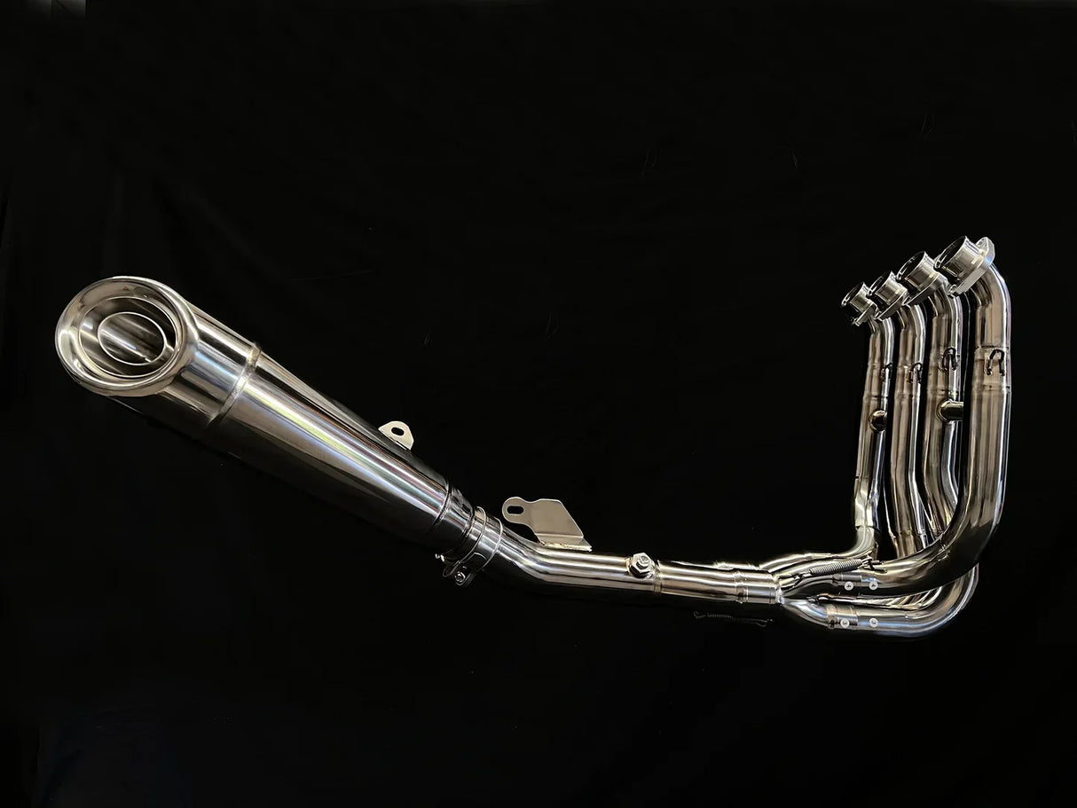 Vandemon Polished Titanium Exhaust System Ninja ZH2 2020-25 KAWAZH2TIEXHSYSPOLB VA-10