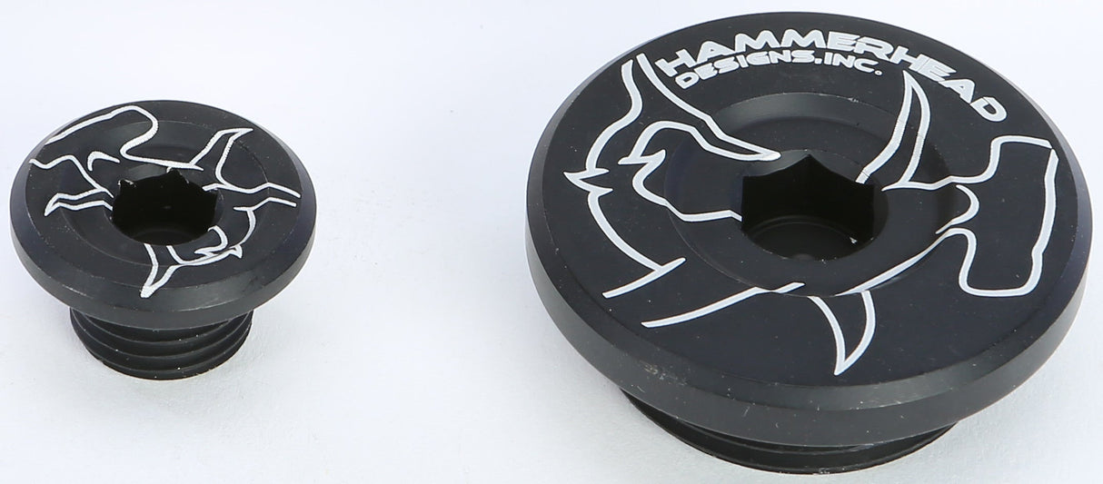 HAMMERHEAD Engine Plugs Black Rmz250 '07-13 Rmz450 '05-13 32-0452-00-60