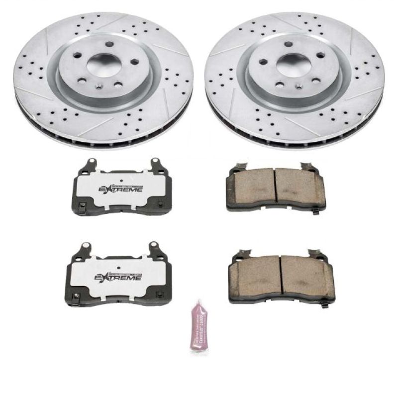 Power Stop 10-15 Chevrolet Camaro Front Z26 Street Warrior Brake Kit K5602-26