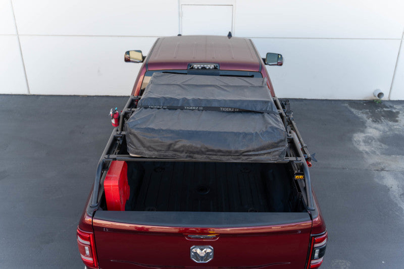 DV8 Offroad 07-23 Toyota Tundra / 09-23 Ford F150 Raptor MTO Series Bed Rack - 2pc Adj. RRUN-03