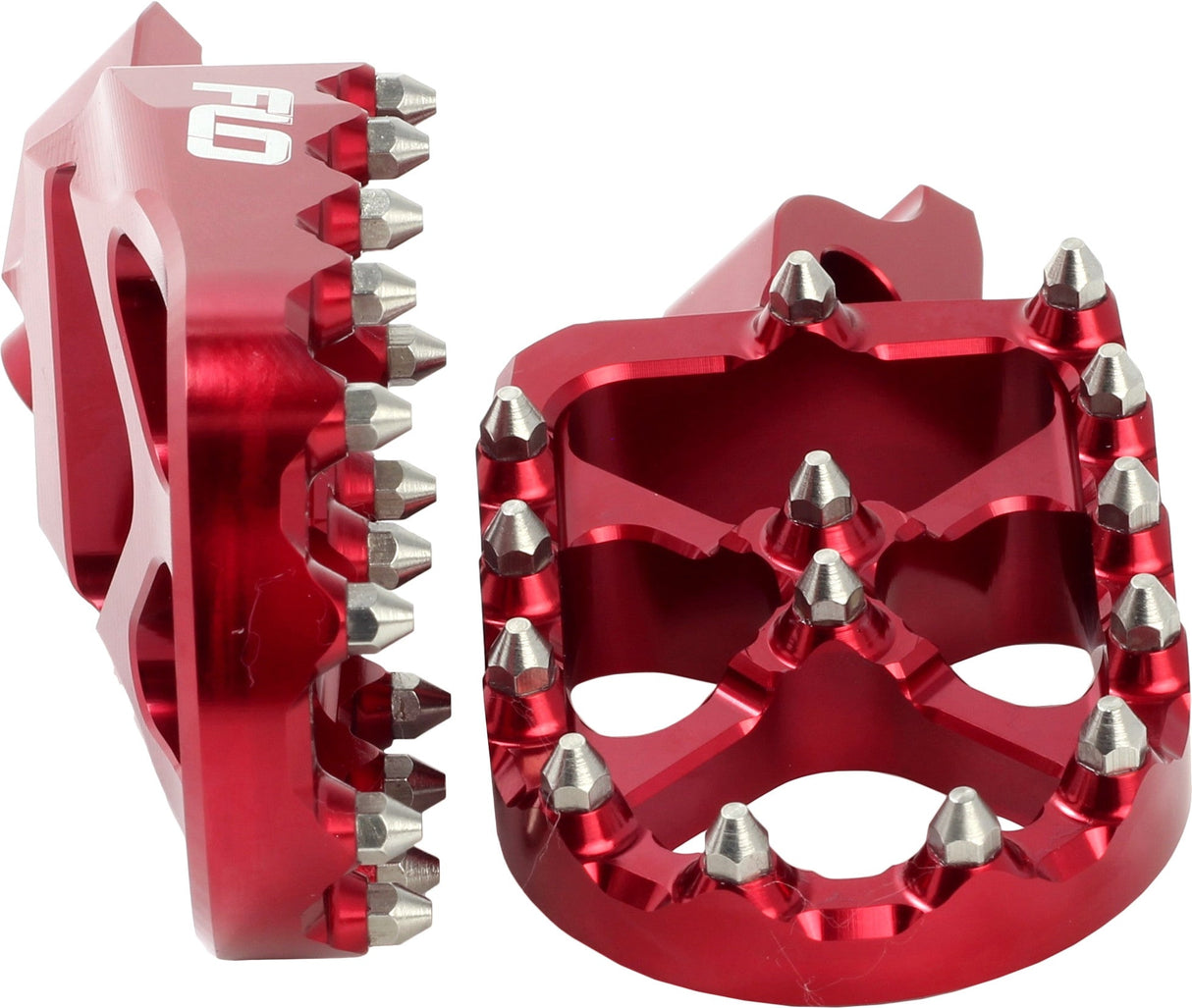 FLO MOTORSPORTS Pro Series Foot Pegs (Red) FPEG-791R