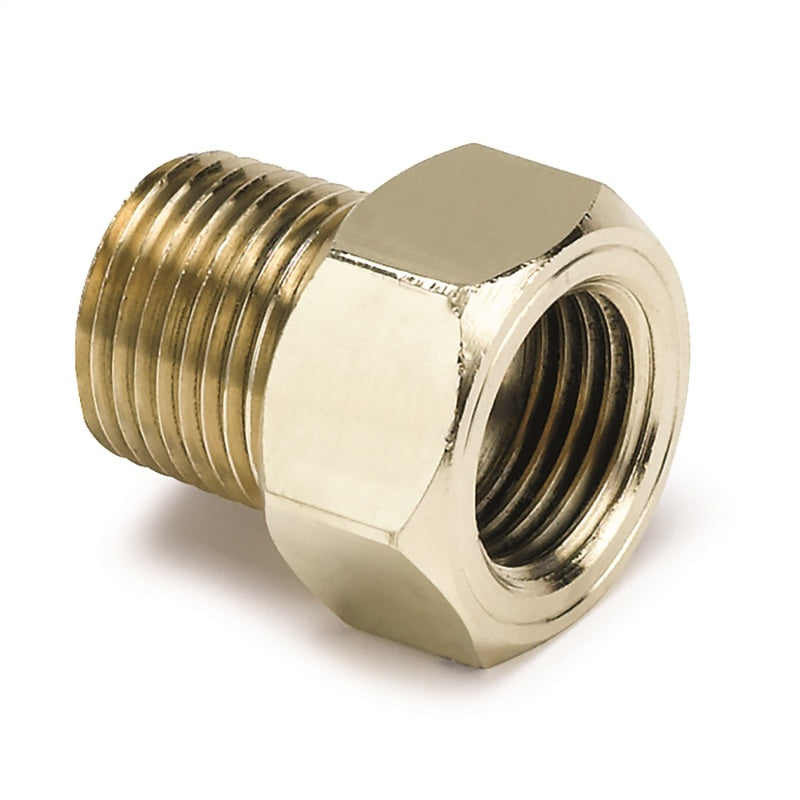 Autometer 3/8in Brass NPT Mechanical Temp Adapter 2263
