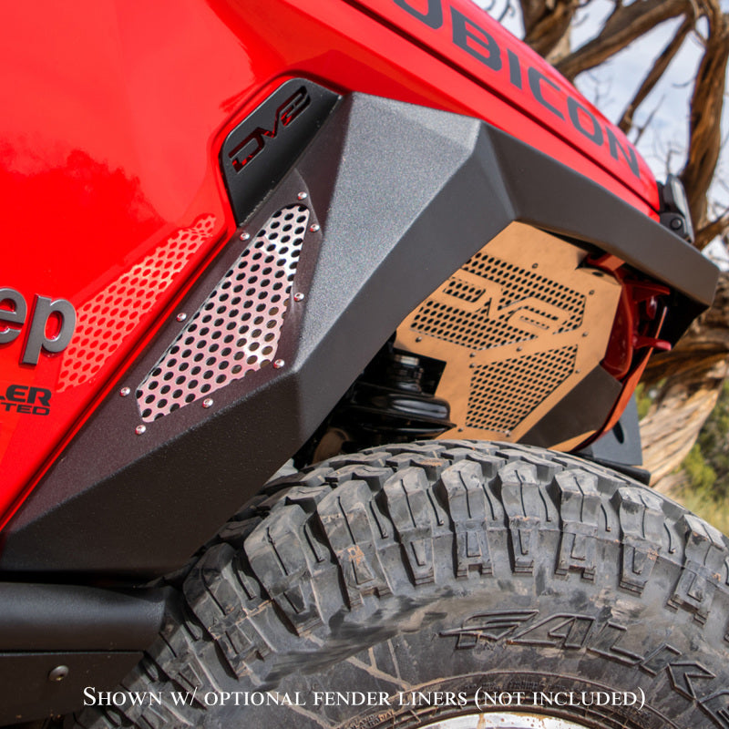 DV8 Offroad 2019+ Jeep Gladiator Armor Fenders FDGL-02