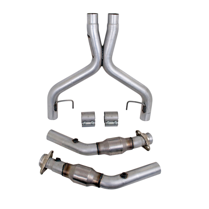 BBK 05-10 Mustang 4.6 GT High Flow X Pipe With Catalytic Converters - 2-3/4 1770