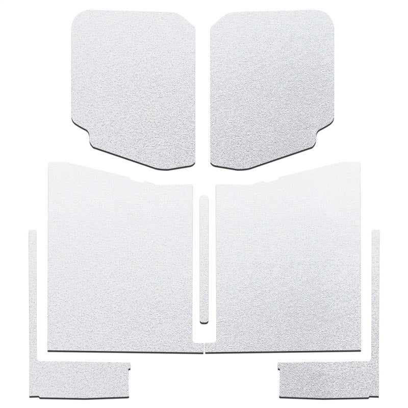 DEI 20-22 Jeep Gladiator JT 4-Door Boom Mat Complete Headliner Kit - 7 Piece - White 50185