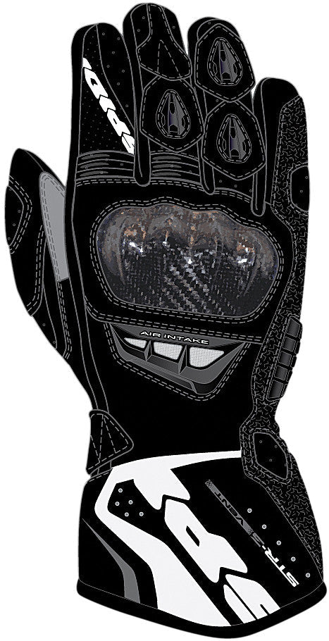 SPIDI Str-3 Vent Gloves Black L A138-026-L