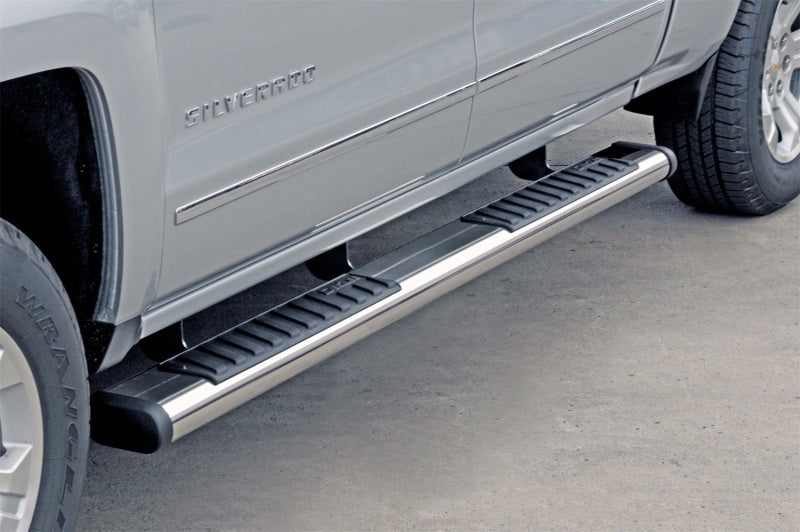 Deezee 99-23 Chevrolet/GMC/Dodge/Ford Full Size Truck Tubes - 6In Oval - Stainless Steel (CrewCab) DZ 16123