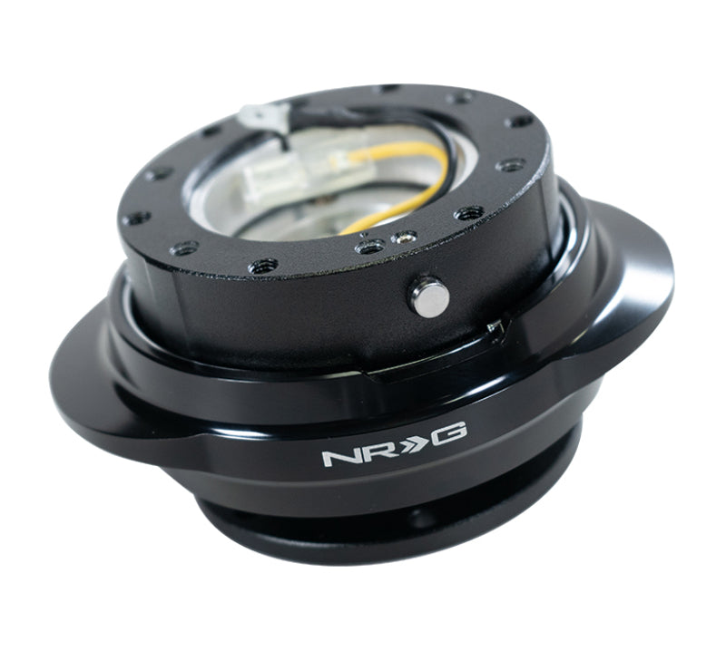 NRG Quick Release Gen 2.2 - Black Body / Shiny Black Oval Ring SRK-220BK