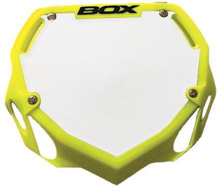 BOX Phase 1 Pro Number Plate (Flo. Yellow) BX-NP13000LG-FY